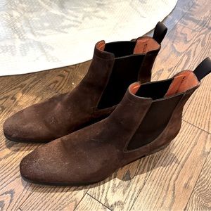Santoni Chelsea Suede -11